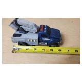 Tonka and Nylint Toy Vehicle Lot including Tonka Trailer, Nylint Fire Truck, and Tonka Bucket Truck