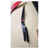 Stanley Hedge Shear, Birdhouse, Yard Fabric