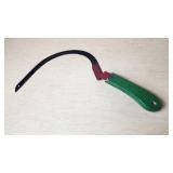 Hay Hook with Curved Metal Blade