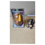 Amber Revolving Warning Light with Metal Bracket