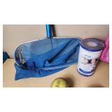 Lot including Pink Folding Chair, Decko Filter Cartridge, and Sports Equipment