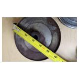 Lot of Metal Pulleys