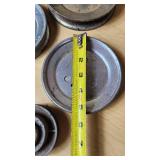 Lot of Metal Pulleys
