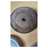 Lot of Metal Pulleys