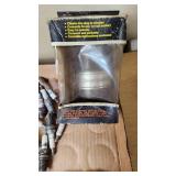 Mixed Brand Spark Plugs and Cleaner Lot including E3, AC Delco, and Champion