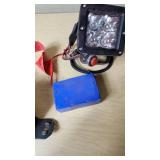 LED Light Bars and Accessories Set including Wiring and Battery Pack