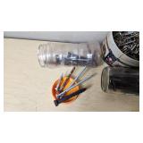 Assorted Hardware and Fasteners including Screws, Bolts, and Brackets