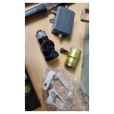 Tool Box with Assorted Electrical Tools and Hardware