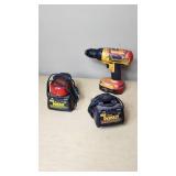 DeWalt 18V Cordless Drill with Two Chargers