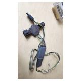 Assorted Vehicle Electrical Components and Accessories including Wiring Harnesses, Connectors, and Decorative Items