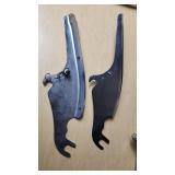 Harley Davidson and Other Motorcycle Parts Set including Sportster Seat, Backrest, and Various Accessories