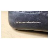 Harley Davidson and Other Motorcycle Parts Set including Sportster Seat, Backrest, and Various Accessories