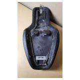 Harley Davidson and Other Motorcycle Parts Set including Sportster Seat, Backrest, and Various Accessories