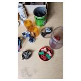 Assorted Automotive Parts with Edelbrock Pump and Accessories including PressureRiser Model and Prestone Flush 