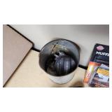 Assorted Automotive Parts Lot including Dorman Sending Unit Retainers, Autolite Spark Plugs, and Anti-Theft Door Lock Knobs