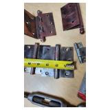 Assorted Hardware Hinges and Latches Lot