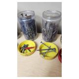 Assorted Hardware Collection including Screws, Bolts, and Fasteners