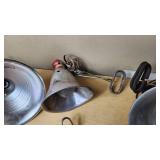 Clamp Lights with Reflectors and Corded Plug