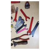 Various Hand Tools, Tool Tools and Accessories including Duo-Therm Thermostat and Socket Set