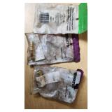 Various Brands Plumbing and Air Tool Accessories including Drill Master Drill Water Pumps, Merlin Pressure Gauge, and Apache Air Hose Lot