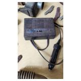 Assorted Vintage and Mechanical Items including Automotive Lights, Recoton CD324 Adapter, and Tools