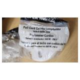 Electrical Outlet Boxes and Pull Cord Ceiling Lampholders