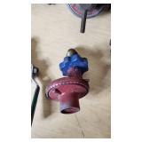 Torch Gas Regulators and Valves Lot including Oxygen and Propane Regulators, Valves, and Gauges