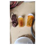 Assorted Electrical Components and Tools including Auto Heater Fan, Wires, and Accessories