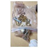 Assorted Electrical Components and Tools including Auto Heater Fan, Wires, and Accessories