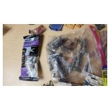 Assorted Hardware, Tools, and Accessories Lot Cabinet Locks, Drywall Anchors, Fly Ribbons and More
