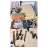 Assorted Hardware, Tools, and Accessories Lot Cabinet Locks, Drywall Anchors, Fly Ribbons and More