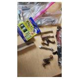 Assorted Hardware, Tools, and Accessories Lot Cabinet Locks, Drywall Anchors, Fly Ribbons and More