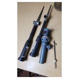 Garden Tools and Equipment including Weed Eater Grass Trimmer, Hose, and Accessories