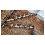 Two Steel Ice Auger Shafts