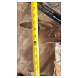Two Steel Ice Auger Shafts