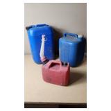 Plastic Containers - Gas and Water