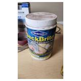 Assorted Garage and Maintenance Supplies including Wolman DeckBrite, Rust-Oleum NeverWet, and Sevin Bug Killer