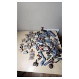 Lot of Plumbing Hardware and Fittings including Galvanized Nipples, Elbows, Valves, and Connectors
