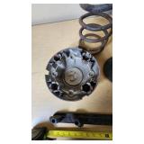 Dodge Automotive Parts Lot including Springs, Hubcaps, and Other Components