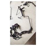 Fishing Net, Traps, Cooler, and Compass Lot