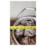 Buckets of Used Cast Iron Pipe Clamps with Bags