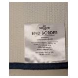 NEW MOHAWK END BORDER BATH RUG (NAVY)