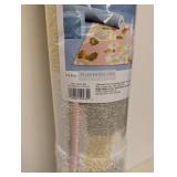 NEW ROOM ESSENTIALS AREA RUG (PINK FLORAL) 4’5’x6”