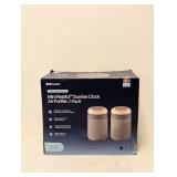 BLUEAIR MINI RESTFUL SUNRISE CLOCK AIR PURIFIER 2PK.