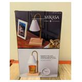 MIKASA HOME ACCENTS ADJUSTABLE HEIGHT CANDLE WARMER WHITE
