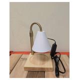 MIKASA HOME ACCENTS ADJUSTABLE HEIGHT CANDLE WARMER WHITE