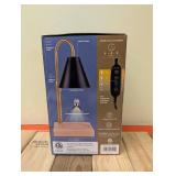 MIKASA HOME ACCENTS ADJUSTABLE HEIGHT CANDLE WARMER BLACK