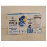 GENIUS GOURMET SPARKLING PROTEIN WATER 15PK. (BLUE RASPBERRY LEMONADE)