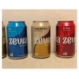 NEW ZEVIA ASSORTED FLAVORS ZERO SUGAR SODA 24PK.