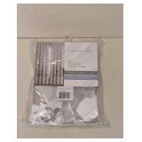 NEW CURTAINWORKS ONE ROD POCKET FLIPPABLE PANEL WATERCOLOR FLORAL  50 x 84